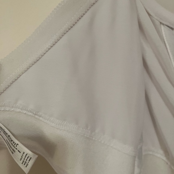 Maidenform White Nylon Strapless Bra Bustier Corset Size 36C 7715 Shaped Cup - Picture 4 of 9